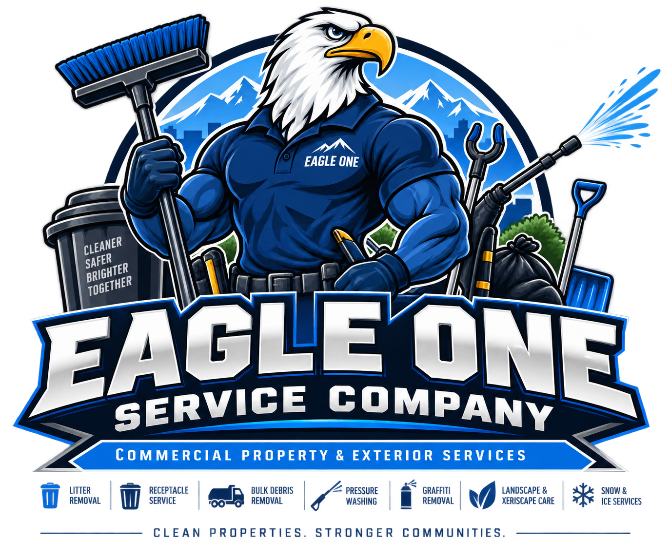 Eagle One Service Company eagle emblem
